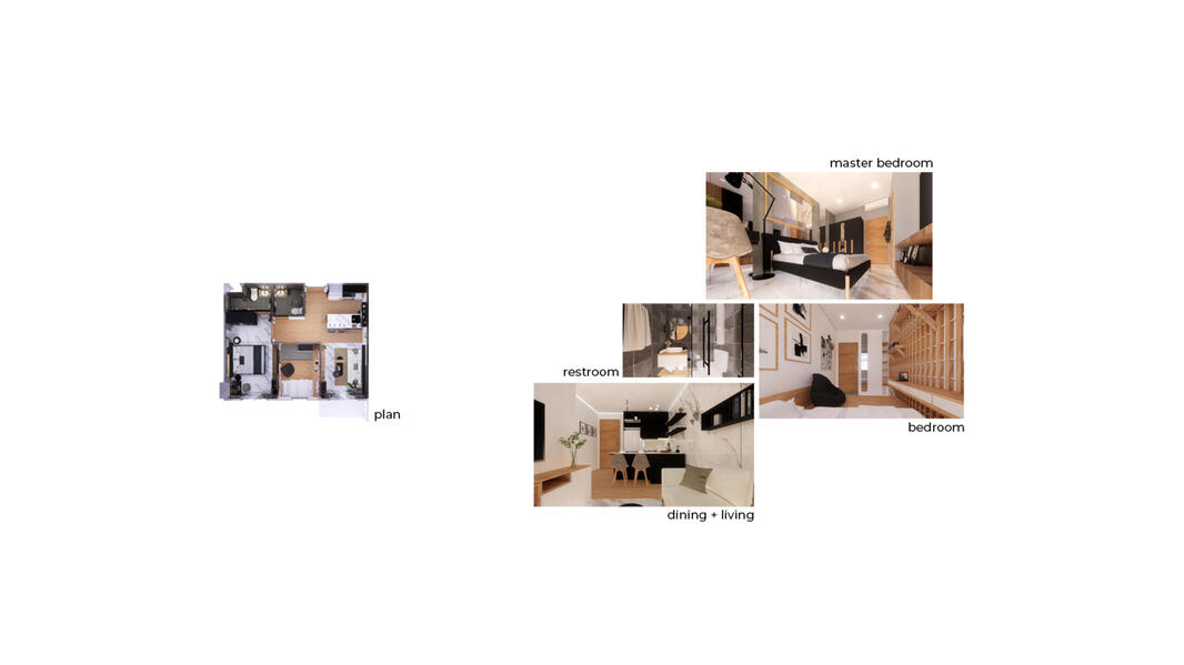 proposal design of Podomoro Apartment Superior Room Type (work project)